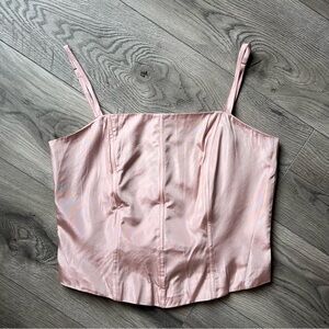 San Francisco Pink corset bustier top Y2K Fairy coquette